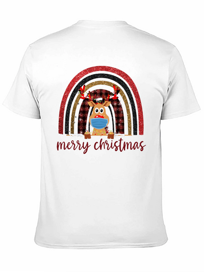 Camiseta Navideña Reno Enmascarado