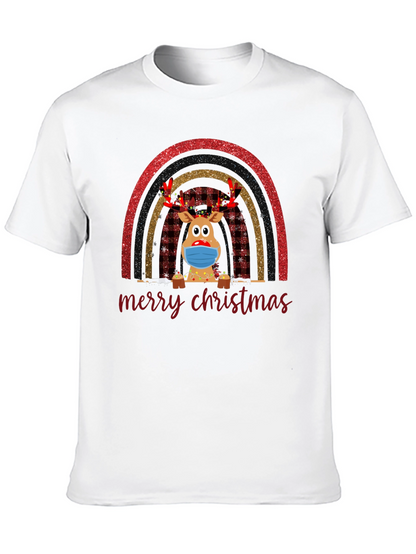Camiseta Navideña Reno Enmascarado