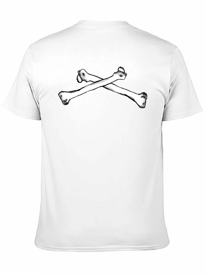 Camiseta Negra con Huesos Cruzados