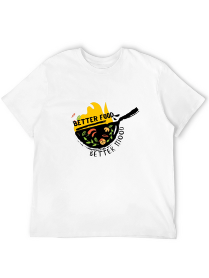 Camiseta Negra Better Food Better Mood