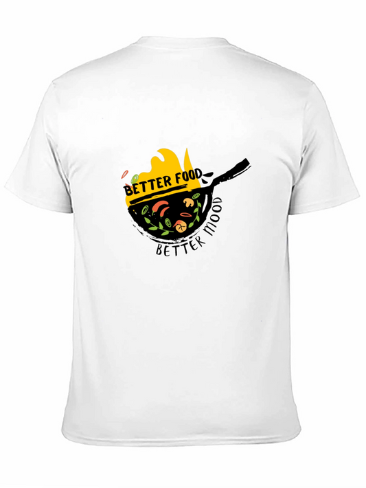 Camiseta Negra Better Food Better Mood