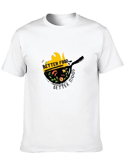 Camiseta Negra Better Food Better Mood