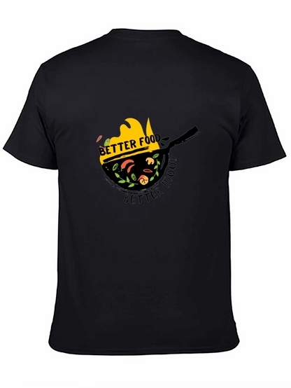 Camiseta Negra Better Food Better Mood