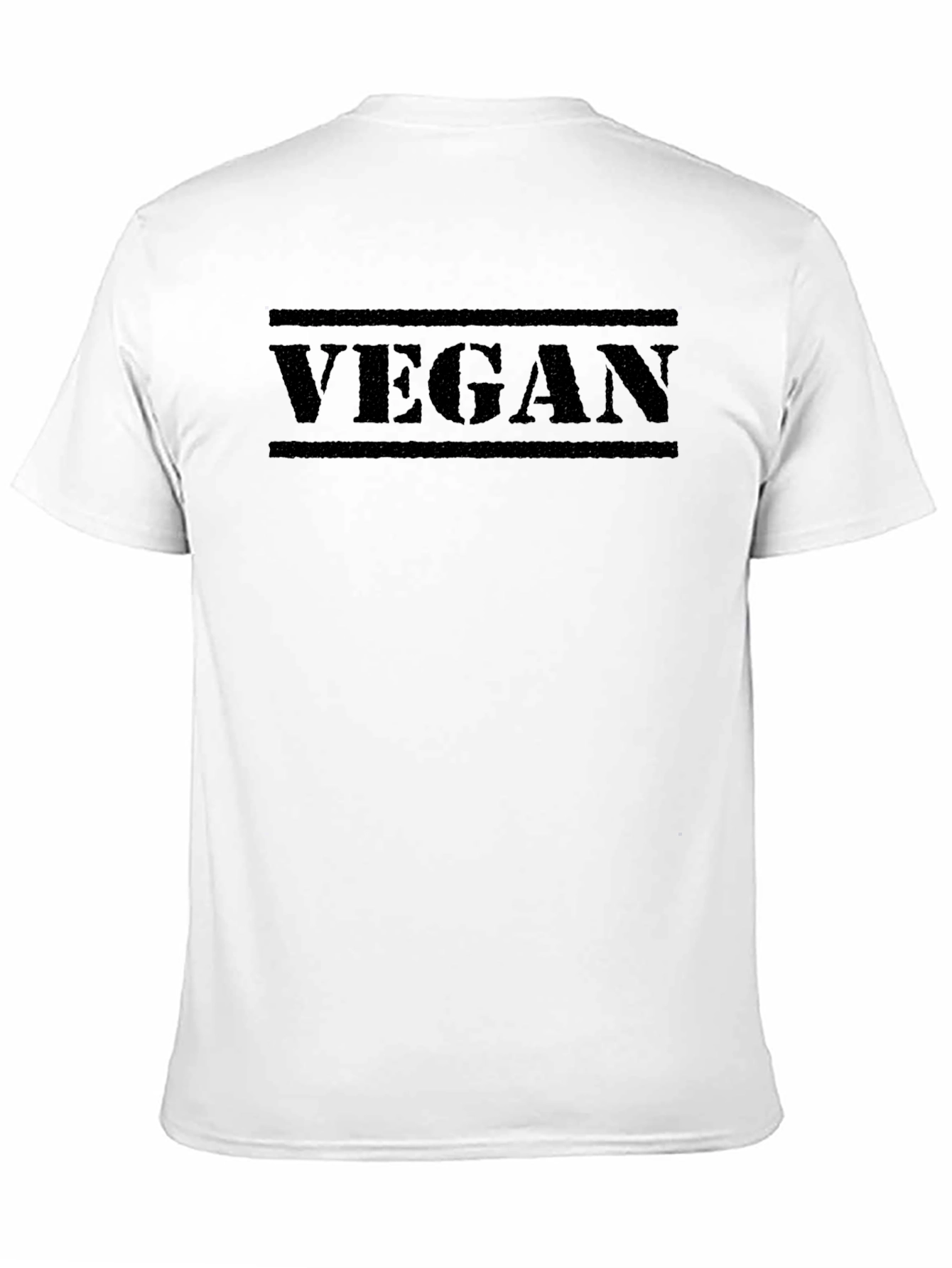 Camiseta Negra Vegana para Hombre