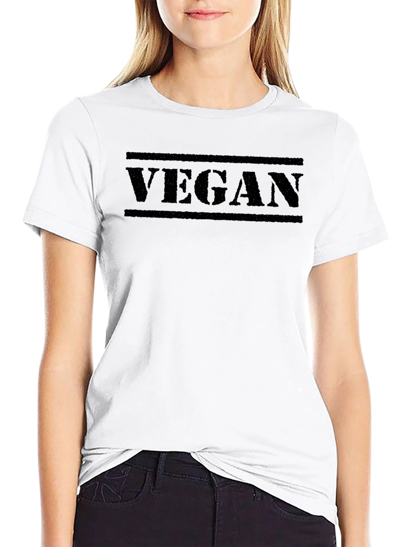 Camiseta Negra Vegana para Hombre