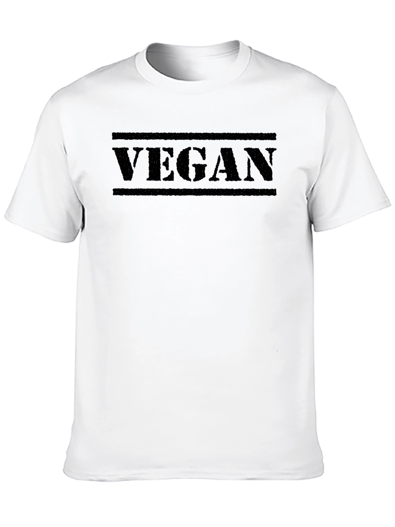 Camiseta Negra Vegana para Hombre