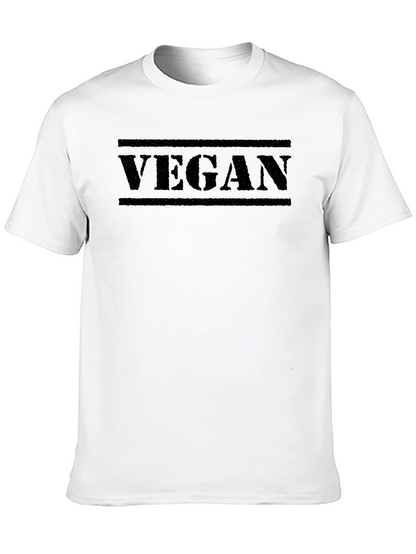 Camiseta Negra Vegana para Hombre