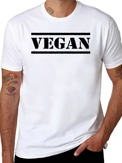 Camiseta Negra Vegana para Hombre