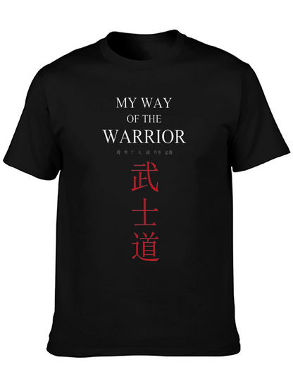 Camiseta Negra Mi Camino del Guerrero