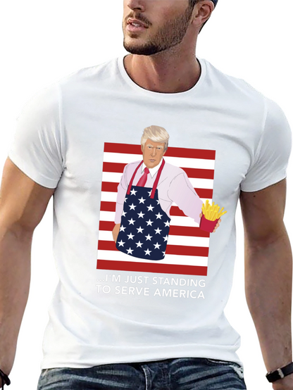 Camiseta Trump Sirviendo a América
