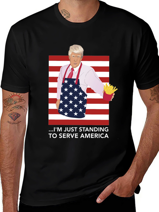 Camiseta Trump Sirviendo a América