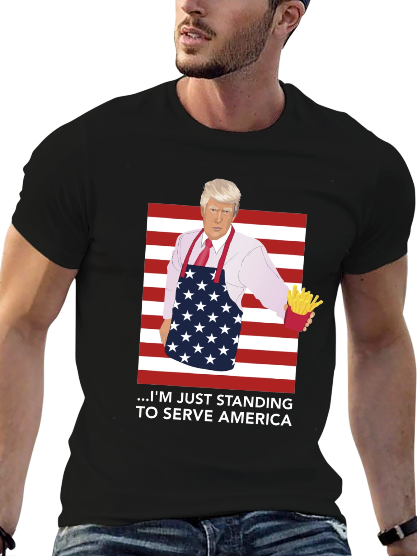 Camiseta Trump Sirviendo a América