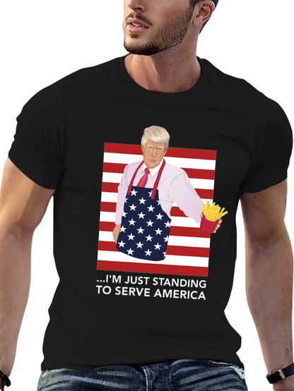 Camiseta Trump Sirviendo a América