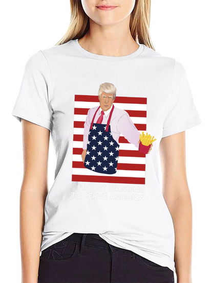 Camiseta Trump Sirviendo a América