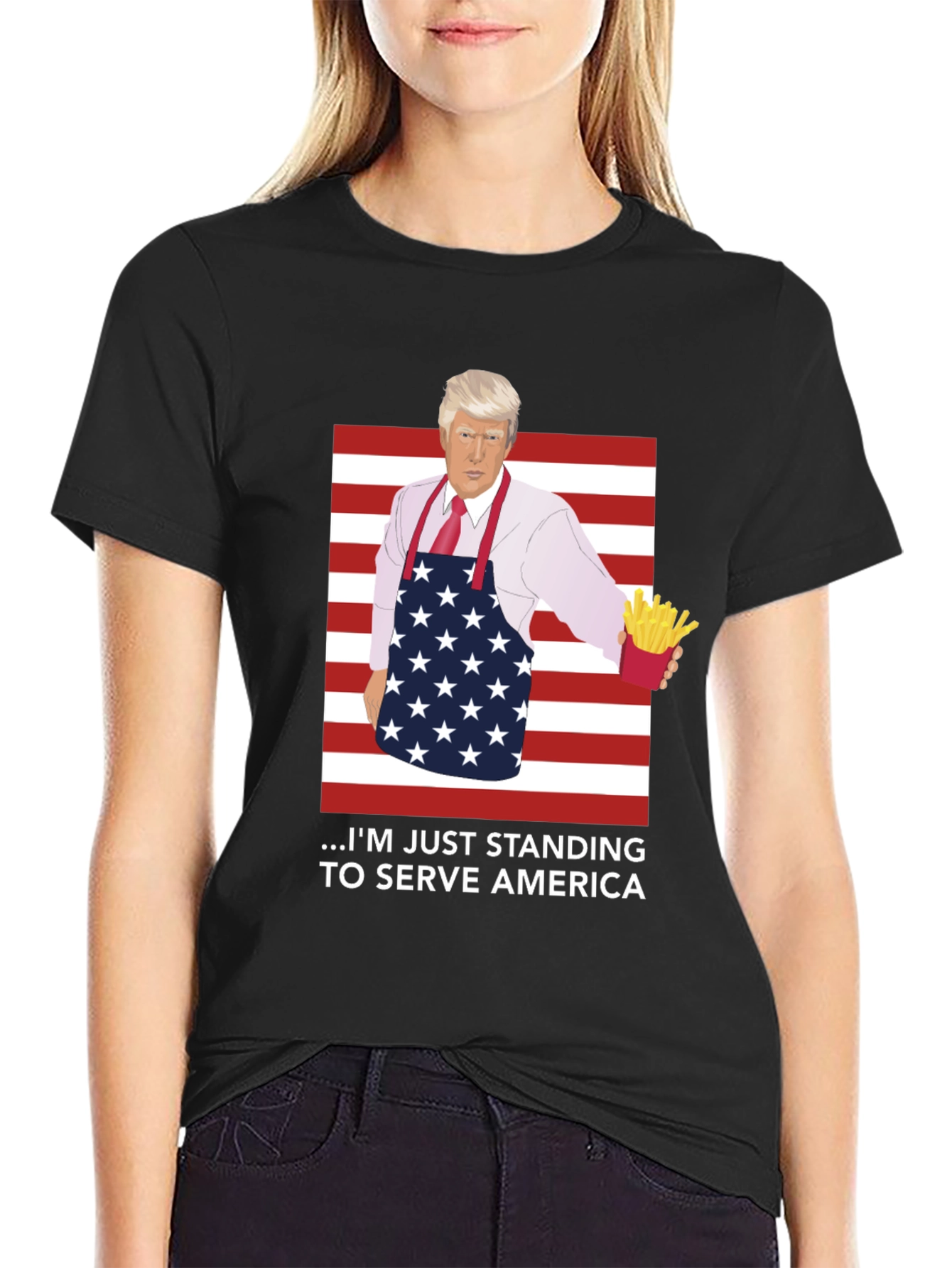 Camiseta Trump Sirviendo a América