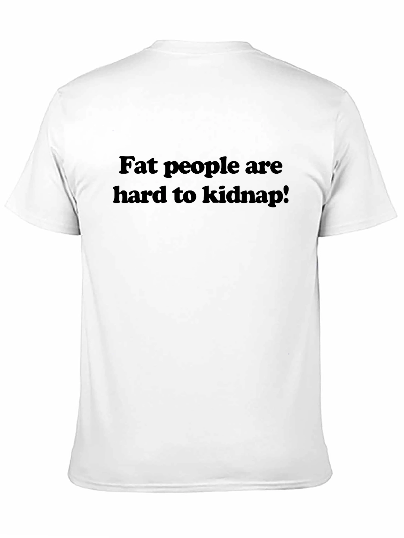 Camiseta Negra con Mensaje Humorístico