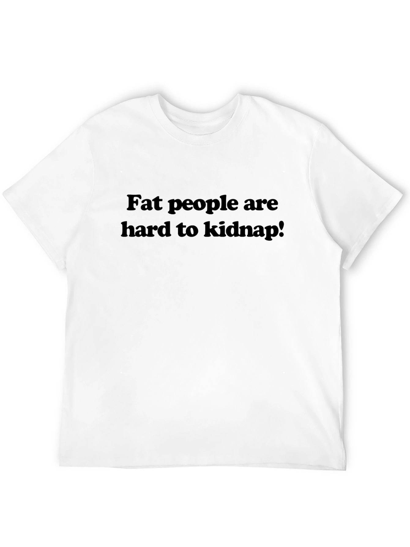 Camiseta Negra con Mensaje Humorístico