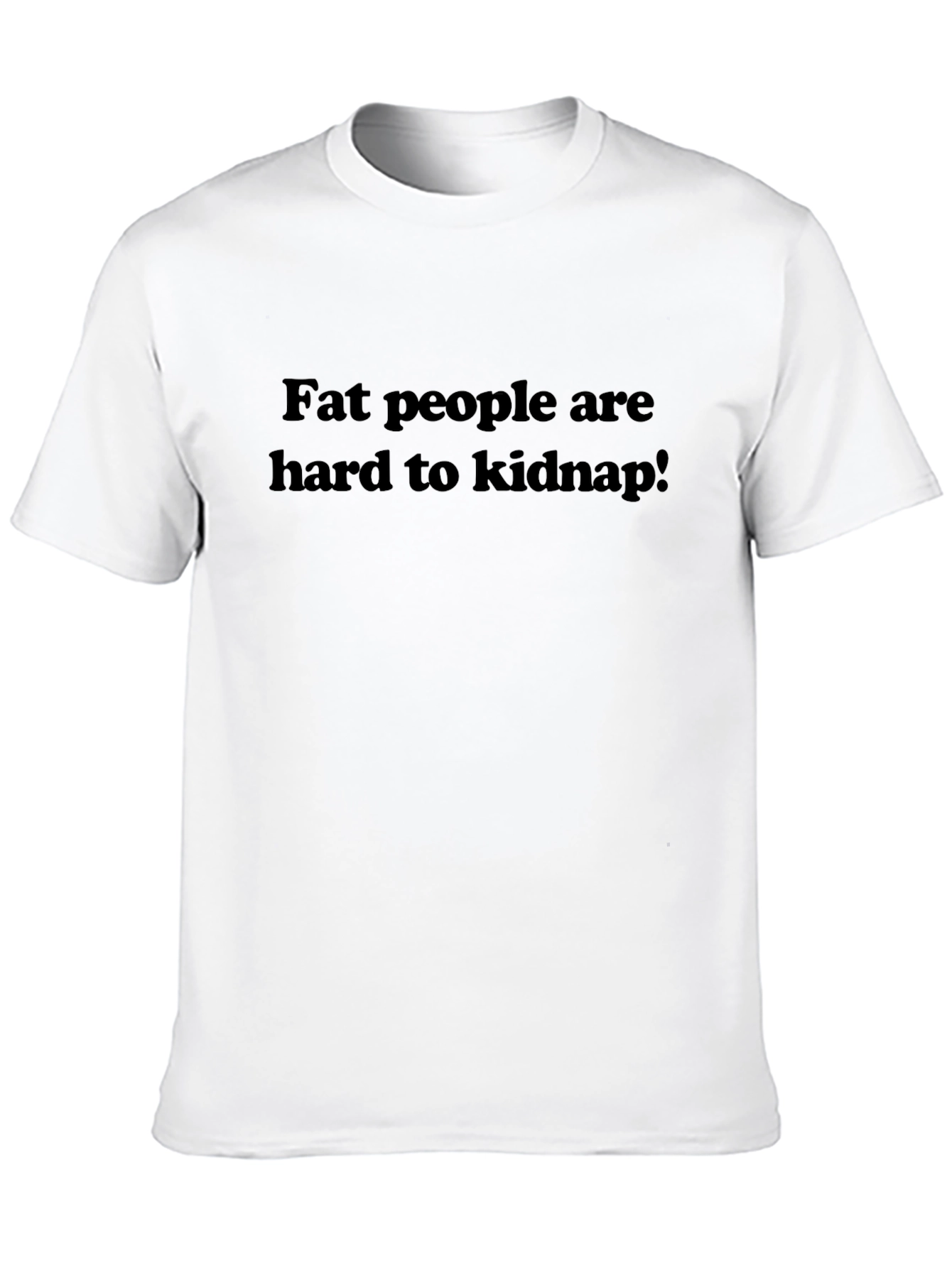 Camiseta Negra con Mensaje Humorístico