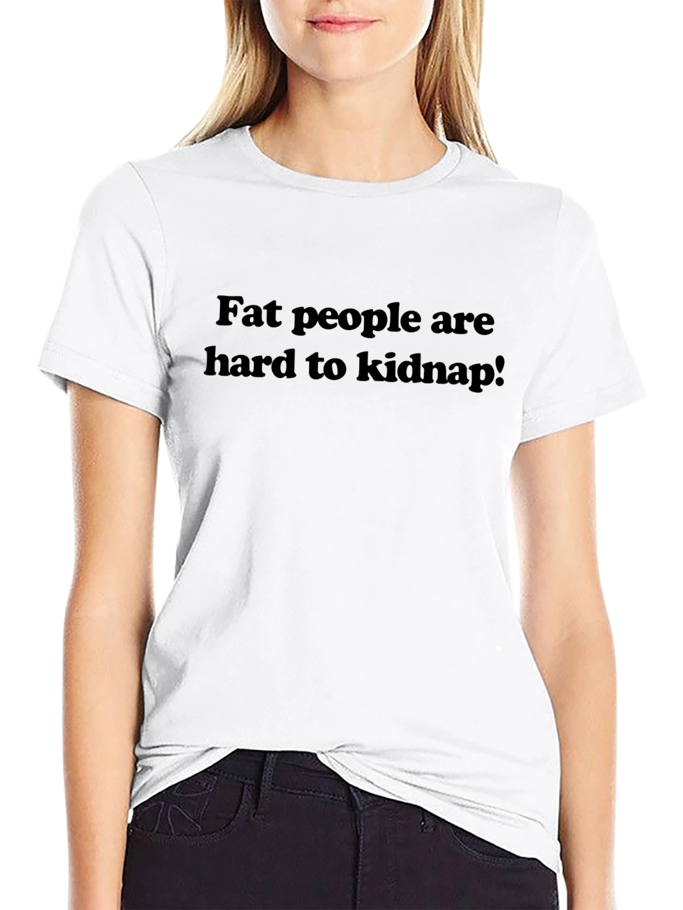Camiseta Negra con Mensaje Humorístico