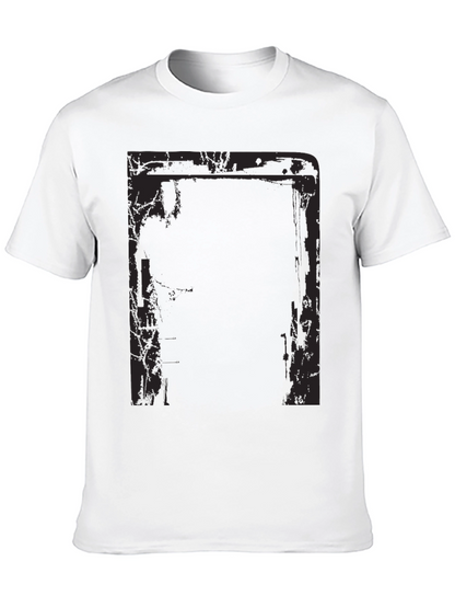 Camiseta Negra Estampada para Hombre