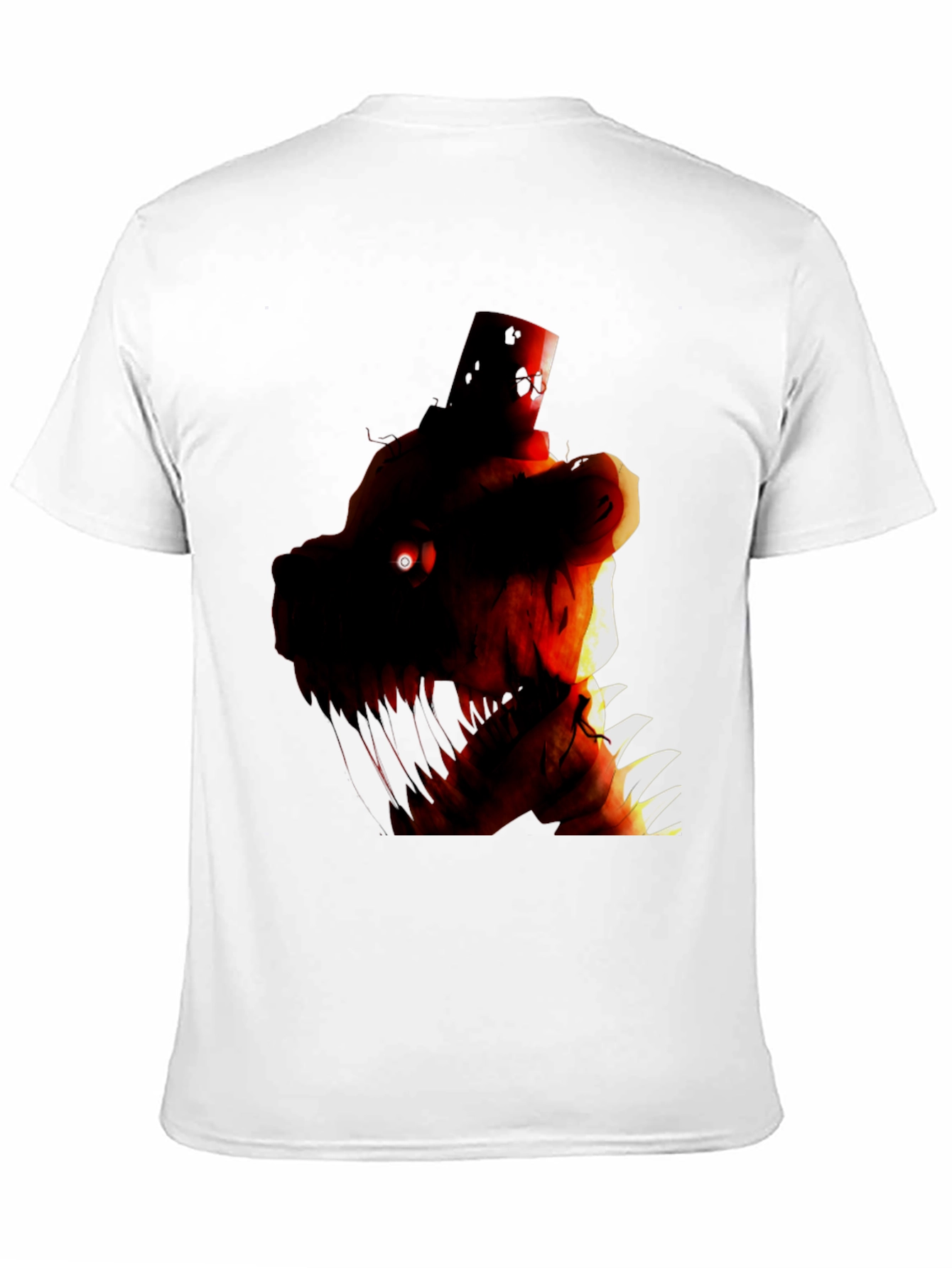 Camiseta Negra con Diseño Gráfico de Personaje Monstruoso