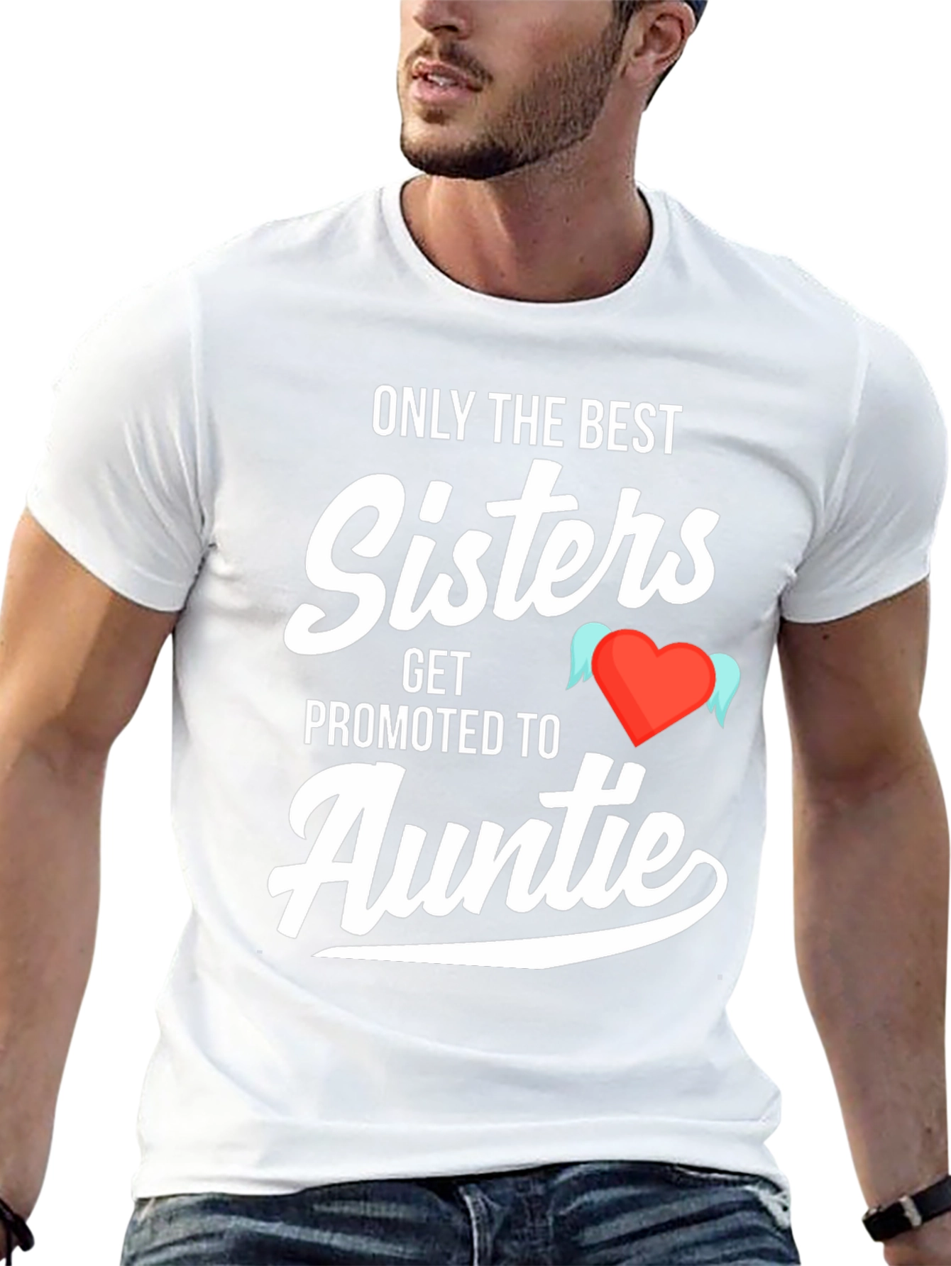 Camiseta Only the Best Sisters Get Promoted to Auntie