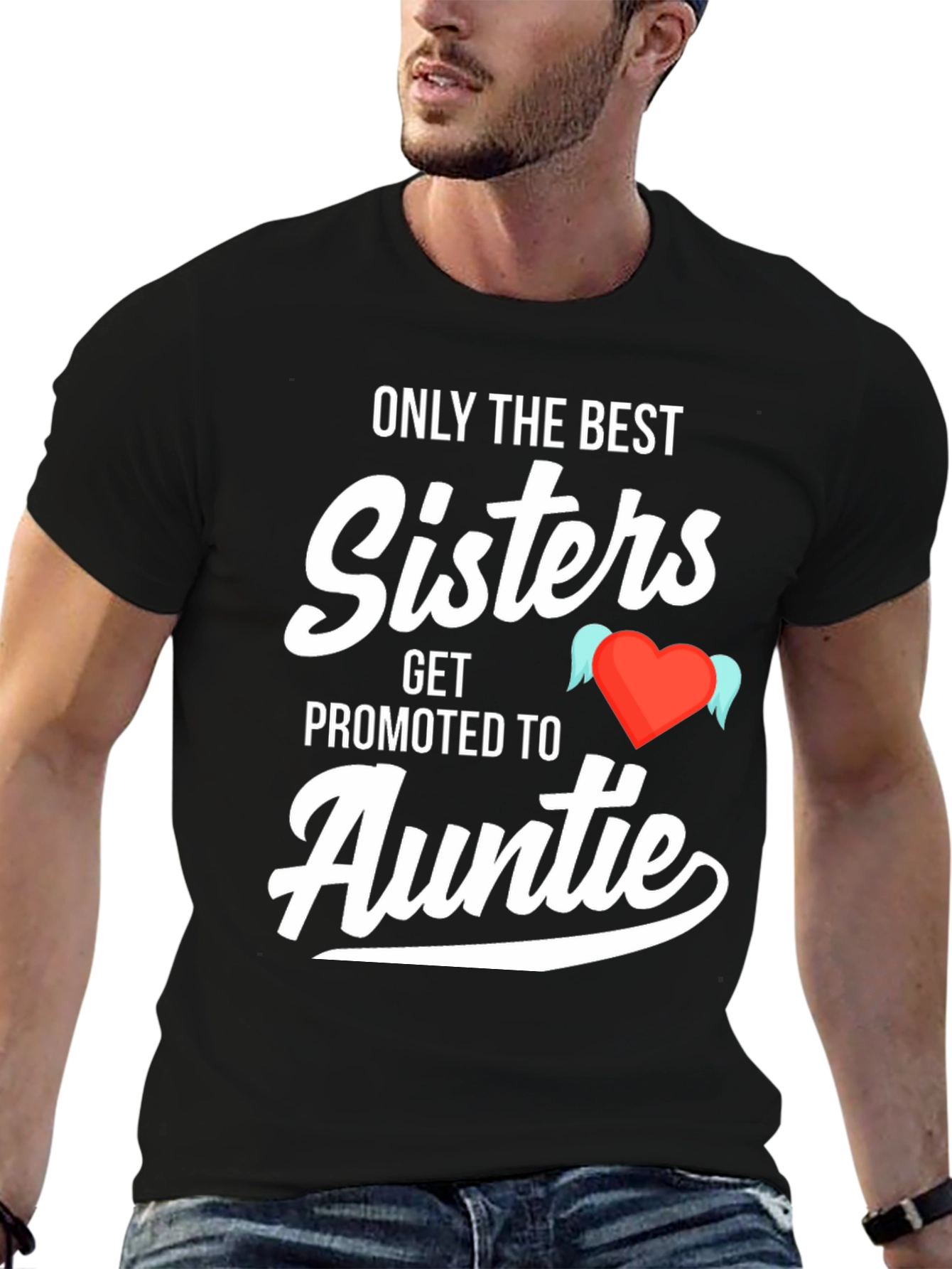 Camiseta Only the Best Sisters Get Promoted to Auntie