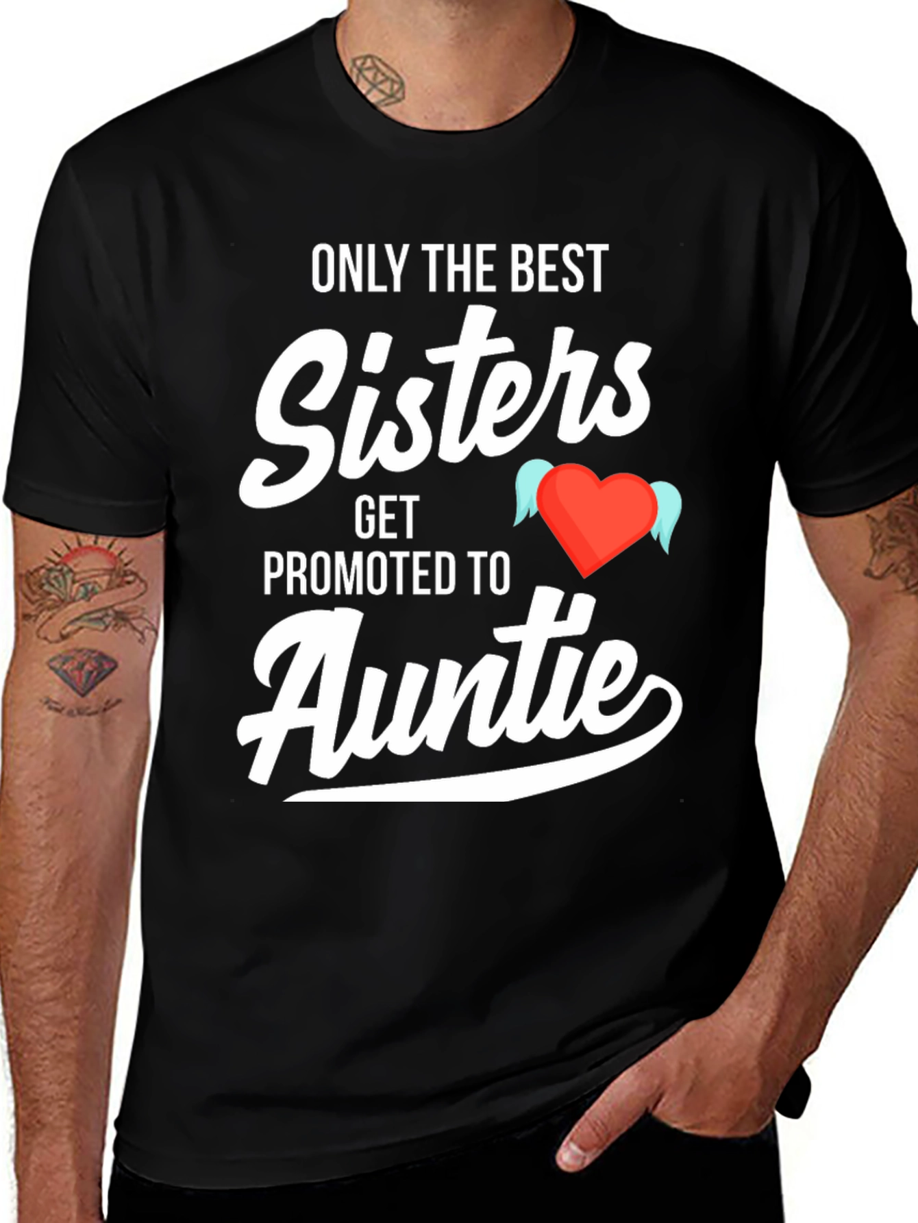 Camiseta Only the Best Sisters Get Promoted to Auntie