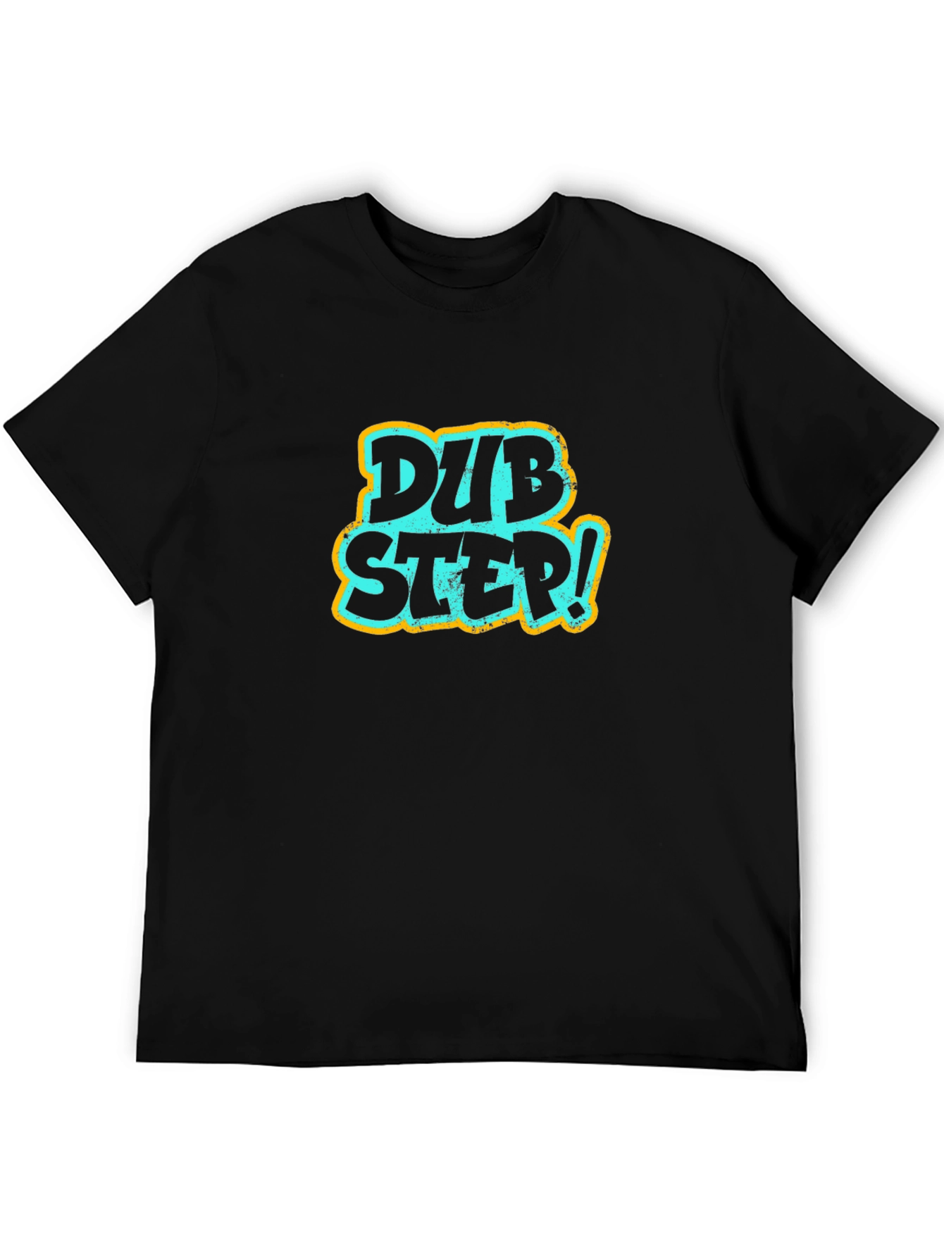Camiseta Negra con Diseño Dubstep