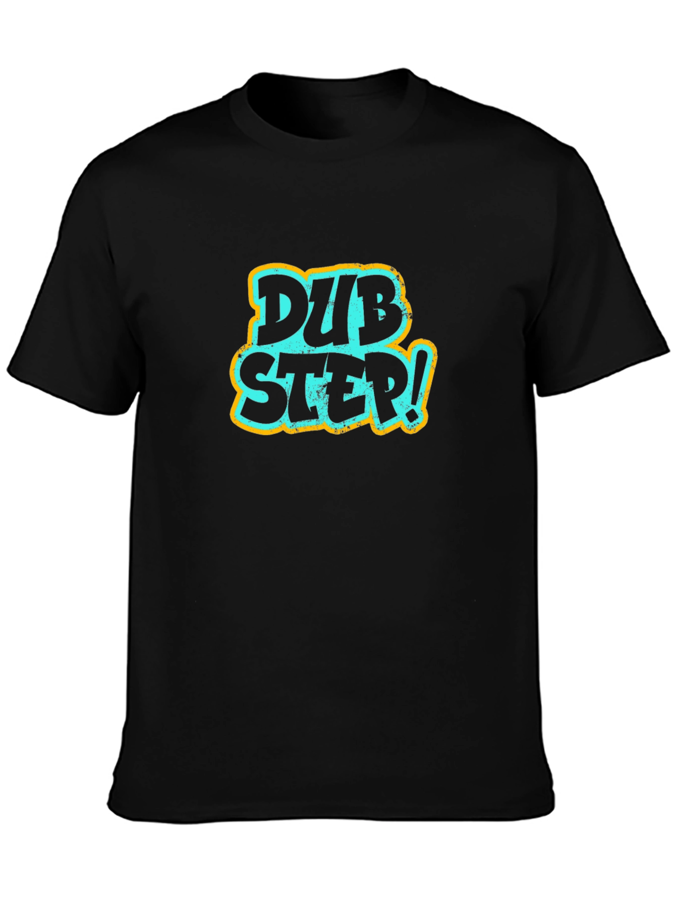Camiseta Negra con Diseño Dubstep