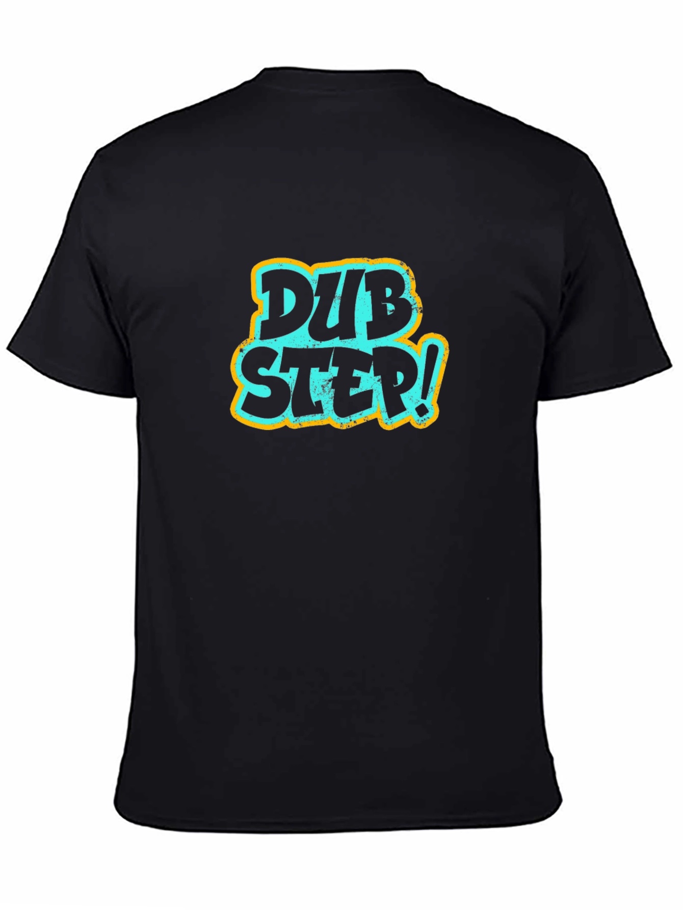 Camiseta Negra con Diseño Dubstep