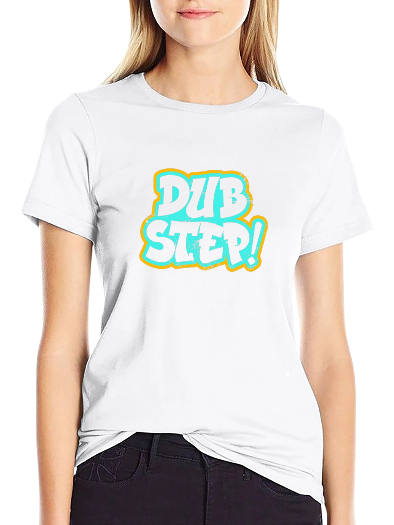 Camiseta Negra con Diseño Dubstep
