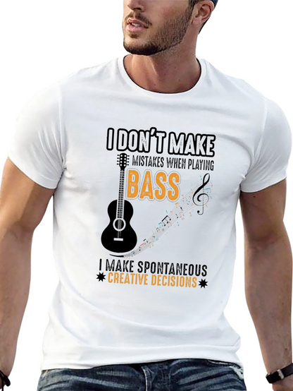 Camiseta Negra: Bajo Decisiones Creativas