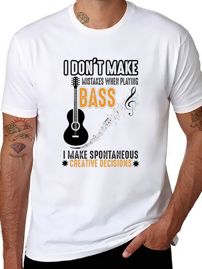 Camiseta Negra: Bajo Decisiones Creativas
