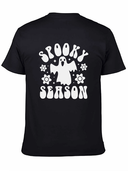 Camiseta Negra Spooky Season Halloween