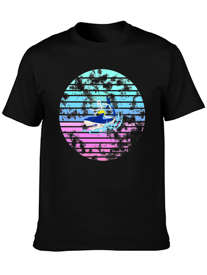 Camiseta Tiburón Retro Surfista