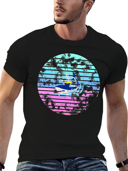 Camiseta Tiburón Retro Surfista