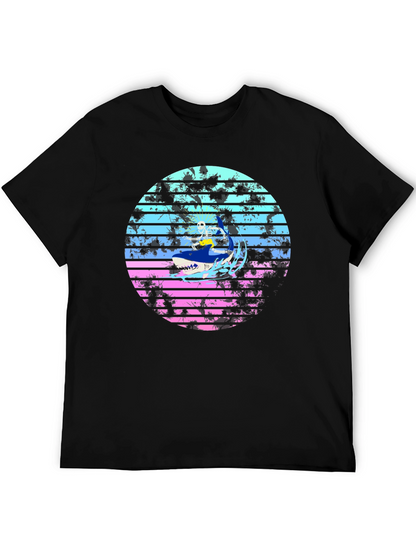 Camiseta Tiburón Retro Surfista