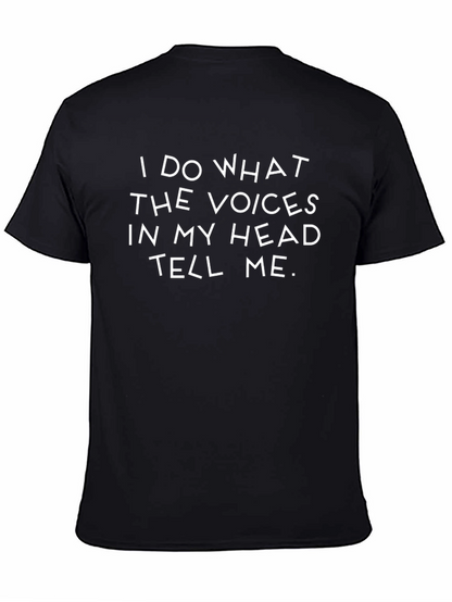 Camiseta Negra con Frase Divertida