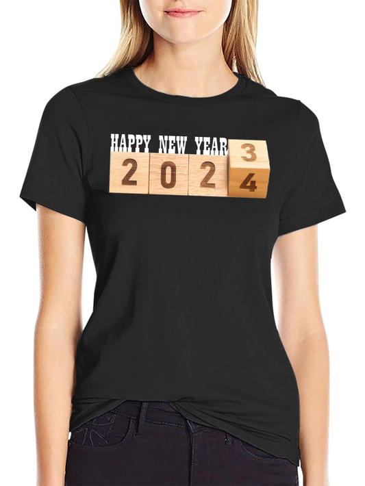 Camiseta Hombre Feliz Año Nuevo 2024/2023
