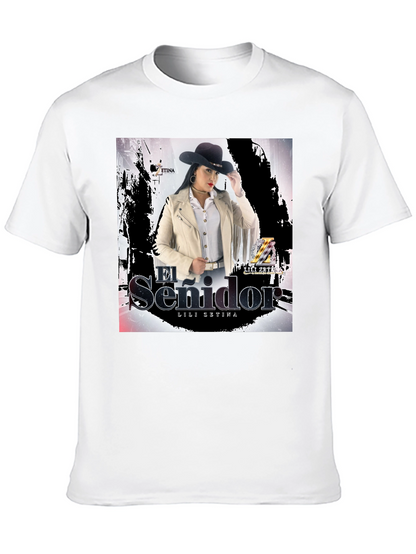 Camiseta Negra Unisex Lili Zetina El Senidor