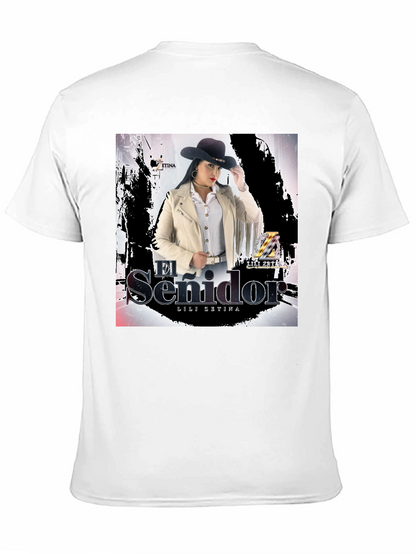 Camiseta Negra Unisex Lili Zetina El Senidor