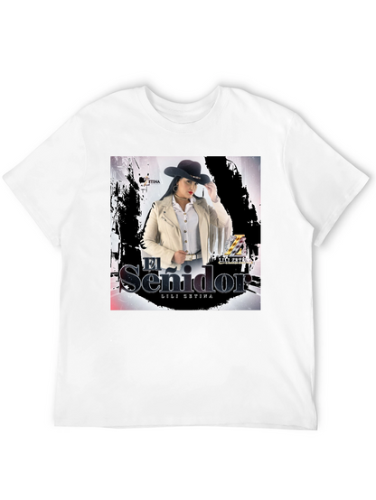 Camiseta Negra Unisex Lili Zetina El Senidor