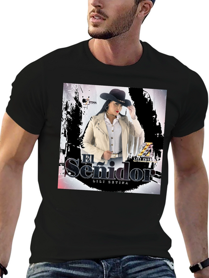 Camiseta Negra Unisex Lili Zetina El Senidor