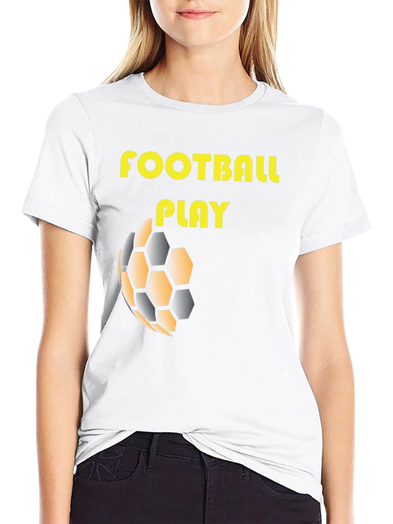 Camiseta Negra Fútbol Play