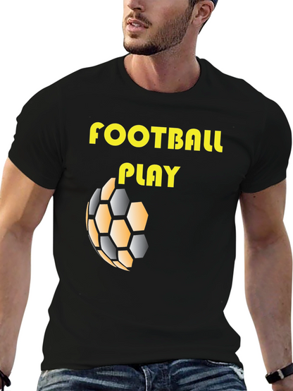 Camiseta Negra Fútbol Play