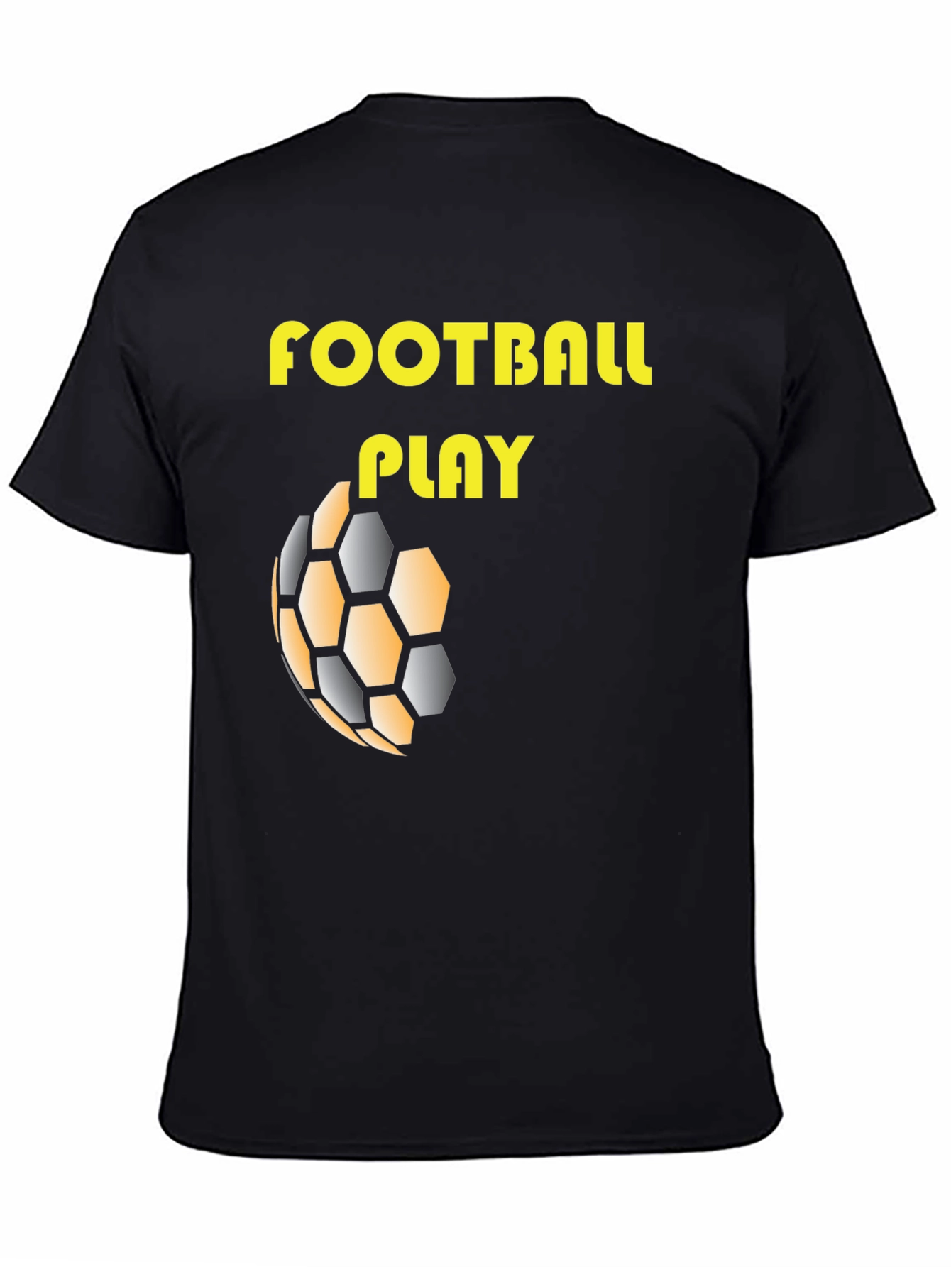 Camiseta Negra Fútbol Play