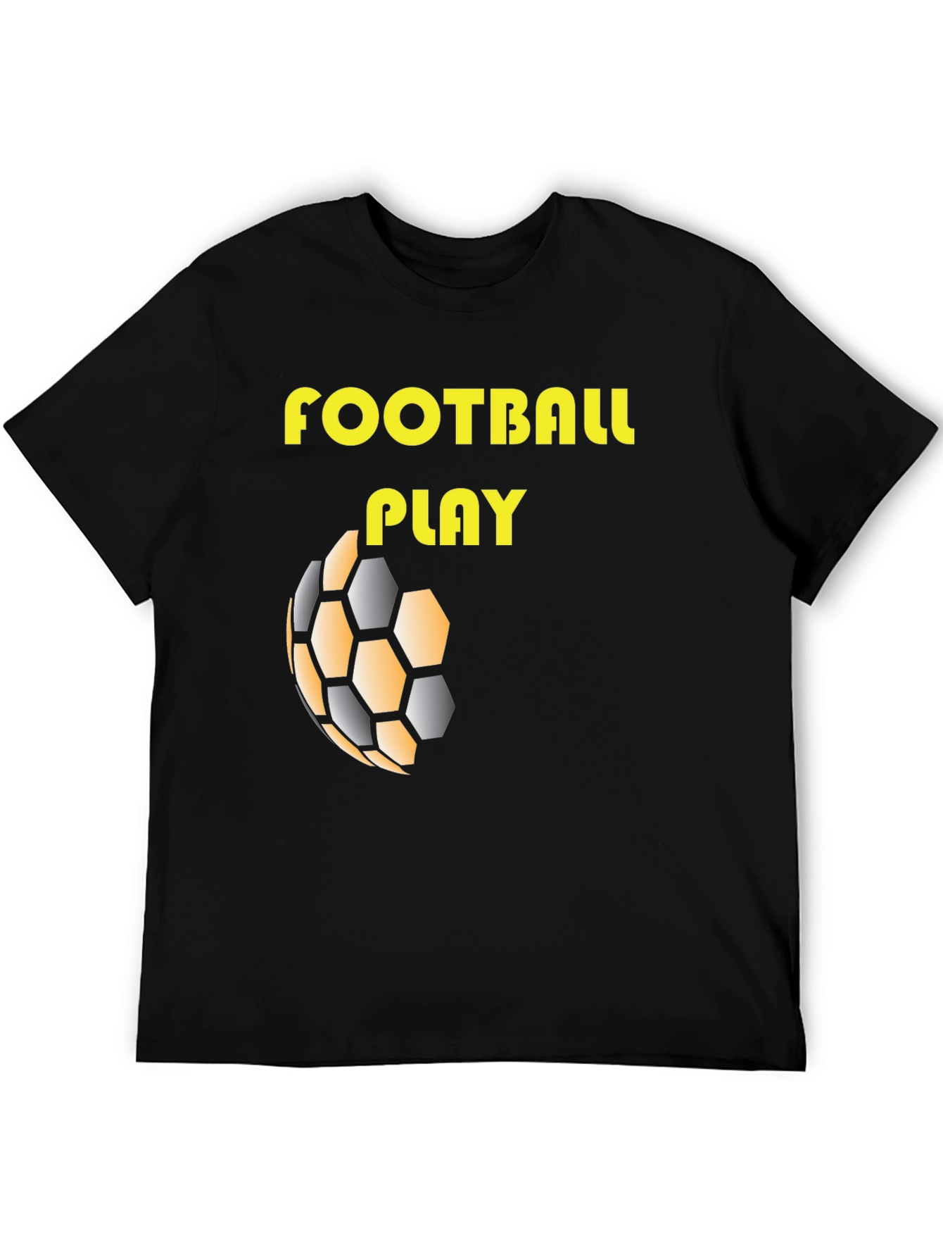 Camiseta Negra Fútbol Play
