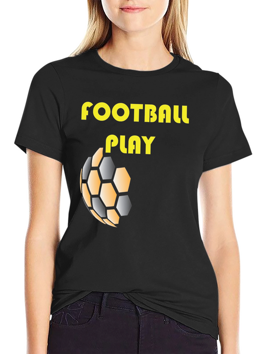 Camiseta Negra Fútbol Play