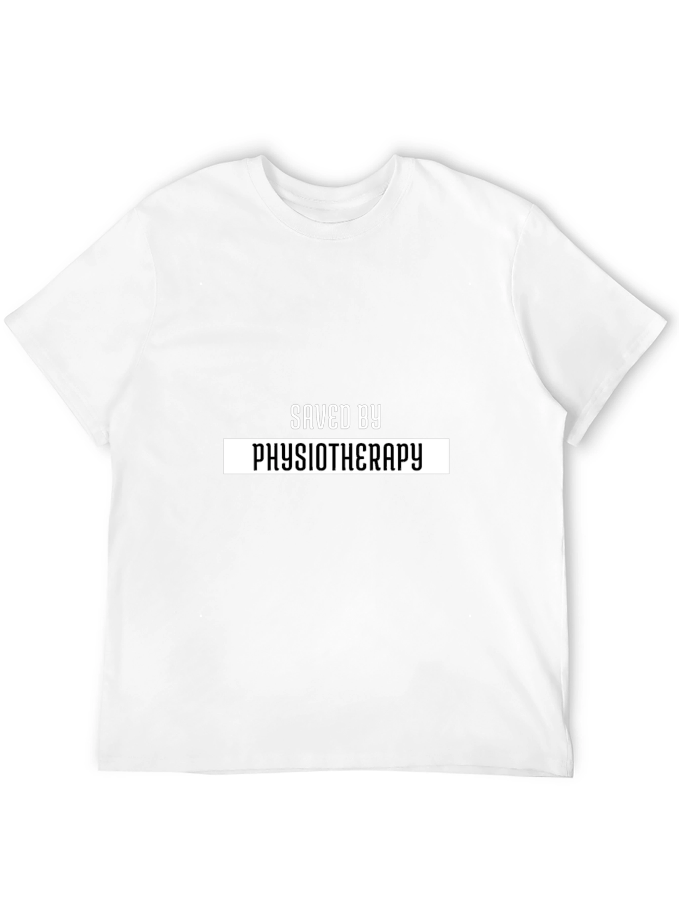 Camiseta Negra: Salvado por la Fisioterapia